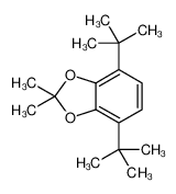 4,7-ditert-butyl-2,2-dimethyl-1,3-benzodioxole_19924-24-4