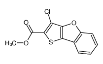 3-Chloro-benzo[b]thieno[2,3-d]furan-2-carboxylic acid methyl ester_199279-78-2