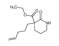 2-oxo-3-pent-4-enylpiperidine-3-carboxylic acid ethyl ester_199326-64-2