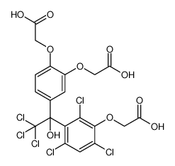 2,2'-((4-(1-(3-(carboxymethoxy)-2,4,6-trichlorophenyl)-2,2,2-trichloro-1-hydroxyethyl)-1,2-phenylene)bis(oxy))diacetic acid_199337-82-1