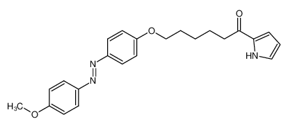 2-{6-[4-(4-methoxyphenylazo)phenoxy]hexanoyl}pyrrole_199382-82-6