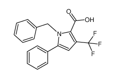 1-benzyl-5-phenyl-3-(trifluoromethyl)-1H-pyrrole-2-carboxylic acid_199390-12-0