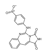 5-((4-nitrophenyl)amino)-1H-benzo[f]imidazo[1,5-c][1,3]diazepine-1,3(2H)-dione_199390-48-2