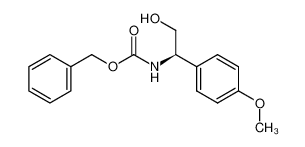 Benzyl (R)-2-hydroxy-1-(4-methoxyphenyl)ethylcarbamate_199392-93-3