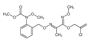 2-chloroallyl (1Z,2E)-N-methoxy-2-(((2-(methoxy(methoxycarbonyl)amino)benzyl)oxy)imino)propanimidate_199434-38-3