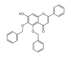 5,6-bis(benzyloxy)-7-hydroxy-2-phenyl-4H-1-benzopyran-4-one_199446-39-4