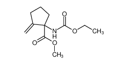 methyl 1-((ethoxycarbonyl)amino)-2-methylenecyclopentane-1-carboxylate_199451-43-9