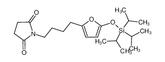 1-[4-(5-Triisopropylsilanyloxy-furan-2-yl)-butyl]-pyrrolidine-2,5-dione_199454-21-2