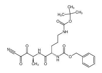 [(S)-4-Benzyloxycarbonylamino-4-((S)-3-cyano-1-methyl-2,3-dioxo-propylcarbamoyl)-butyl]-carbamic acid tert-butyl ester_199467-23-7