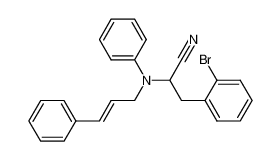 3-(2-Bromo-phenyl)-2-[phenyl-((E)-3-phenyl-allyl)-amino]-propionitrile_199472-27-0