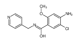 4-amino-5-chloro-2-methoxy-N-(pyridin-4-ylmethyl)benzamide_199479-30-6