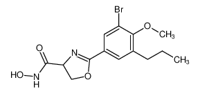 2-(3-bromo-4-methoxy-5-propylphenyl)-N-hydroxy-4,5-dihydrooxazole-4-carboxamide_199483-96-0