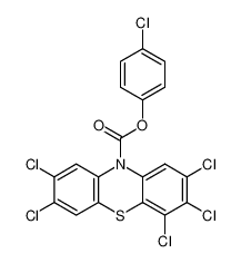 4-chlorophenyl 2,3,4,7,8-pentachloro-10H-phenothiazine-10-carboxylate_199526-72-2