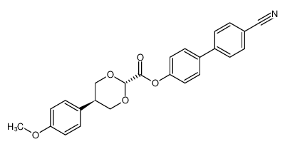 4'-cyano-[1,1'-biphenyl]-4-yl (2r,5r)-5-(4-methoxyphenyl)-1,3-dioxane-2-carboxylate_199534-84-4