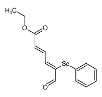 (2E,4Z)-6-Oxo-5-phenylselanyl-hexa-2,4-dienoic acid ethyl ester_199535-89-2