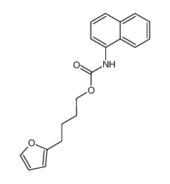 [1]naphthyl-carbamic acid-(4-[2]furyl-butyl ester)_19958-67-9