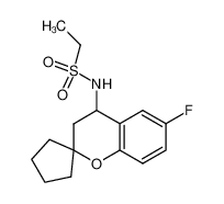 4-ethylsulfonylamino-6-fluoro-2,2-tetramethylenechroman_199586-45-3
