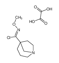 (Z)-N-methoxy-1-azabicyclo[3.2.1]octane-5-carbimidoyl chloride oxalate_199587-40-1