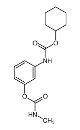 [3-(cyclohexyloxycarbonylamino)phenyl] N-methylcarbamate_19961-97-8