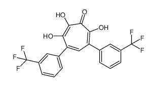 2,3,7-trihydroxy-4,6-bis(3-(trifluoromethyl)phenyl)cyclohepta-2,4,6-trien-1-one_199611-53-5