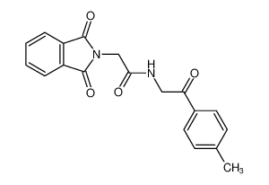 2-(1,3-dioxoisoindolin-2-yl)-N-(2-oxo-2-(p-tolyl)ethyl)acetamide_199613-13-3