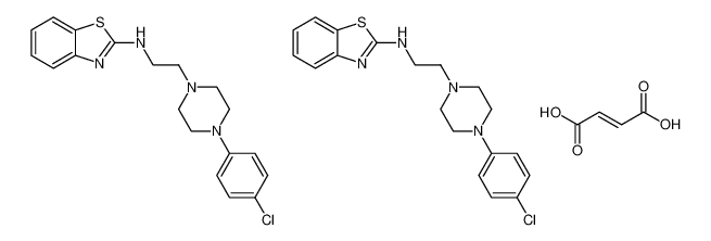 2-Benzothiazolamine, N-[2-[4-(4-chlorophenyl)-1-piperazinyl]ethyl]-,(2E)-2-butenedioate (2:1)_199617-36-2