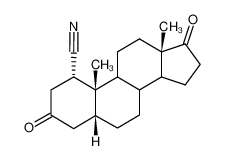 1α-Cyano-5β-androstan-3,17-dione_19963-13-4