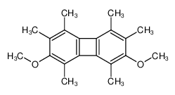2,7-Dimethoxy-1,3,4,5,6,8-hexamethyl-biphenylen_19965-35-6