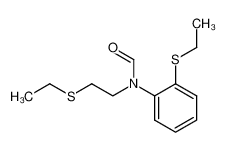 o-Ethylmercapto-N-(β-ethylmercaptoethyl)-formanilid_19967-68-1