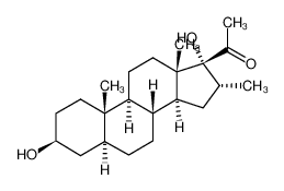 16α-Methyl-5α-pregnane-3β,17α-diol-20-one_19971-47-2