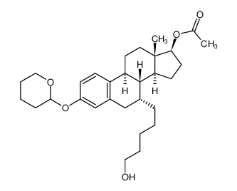 17β-acetoxy-7α-(5-hydroxypentyl)-3-(tetrahydropyran-2-yloxy)-estra-1,3,5(10)-triene_199730-42-2