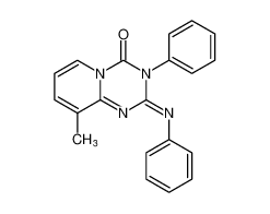 (E)-9-methyl-3-phenyl-2-(phenylimino)-2,3-dihydro-4H-pyrido[1,2-a][1,3,5]triazin-4-one_199734-03-7