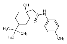 (1-Hydroxy-4-tert-butyl-cyclohexyl)-methan-sulfinyl-p-toluidid_19977-42-5
