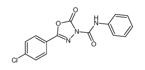 5-(4-chlorophenyl)-2-oxo-N-phenyl-1,3,4-oxadiazole-3(2H)-carboxamide_199787-53-6