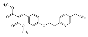 dimethyl 2-(4-(2-(5-ethylpyridin-2-yl)ethoxy)benzylidene)malonate_199794-79-1