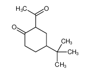 2-acetyl-4-tert-butylcyclohexan-1-one_19980-50-8
