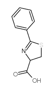 2-phenyl-4,5-dihydro-1,3-thiazole-4-carboxylic acid_19983-15-4