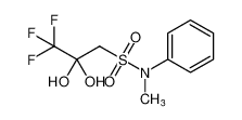 3,3,3-trifluoro-2,2-dihydroxy-N-methyl-N-phenylpropane-1-sulfonamide_199847-60-4