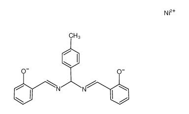 nickel(II) 2,2'-(((p-tolylmethylene)bis(azaneylylidene))bis(methaneylylidene))diphenolate_199852-09-0