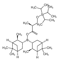 (S)-7,7-diisopropyl-4,8-dimethyl-3-methylene-1,1-bis((1R,2S,3R,5R)-2,6,6-trimethylbicyclo[3.1.1]heptan-3-yl)-2,6-dioxa-7-sila-1-boranonane_199857-43-7