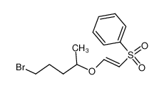 [(E)-2-(4-Bromo-1-methyl-butoxy)-ethenesulfonyl]-benzene_199862-41-4