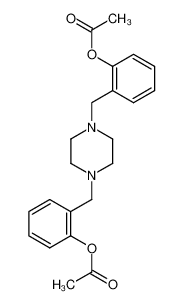 Acetic acid 2-[4-(2-acetoxy-benzyl)-piperazin-1-ylmethyl]-phenyl ester_199867-91-9