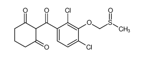 2-(2,4-dichloro-3-((methylsulfinyl)methoxy)benzoyl)cyclohexane-1,3-dione_199871-39-1