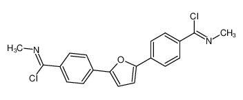 4,4'-(furan-2,5-diyl)bis(N-methylbenzimidoyl chloride)_199918-99-5