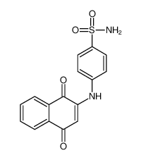 4-[(1,4-dioxonaphthalen-2-yl)amino]benzenesulfonamide_19992-50-8