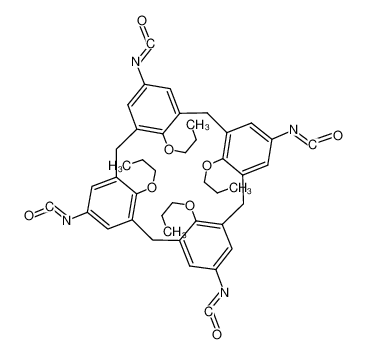 5,11,17,23-tetrakis(isocyanato)-25,26,27,28-tetrapropoxycalix[4]arene_199923-87-0