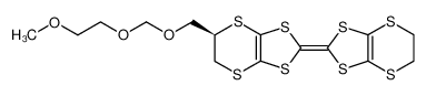 (R)-5-(2-Methoxy-ethoxymethoxymethyl)-5,6,5',6'-tetrahydro-[2,2']bi[[1,3]dithiolo[4,5-b][1,4]dithiinylidene]_199927-78-1