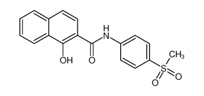 1-hydroxy-N-(4-methylsulfonylphenyl)naphthalene-2-carboxamide_199929-33-4