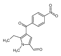 5-Ethyl-1-methyl-4-(4-nitro-benzoyl)-1H-pyrrole-2-carbaldehyde_199995-78-3