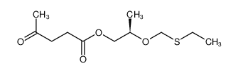 4-Oxo-pentanoic acid (R)-2-ethylsulfanylmethoxy-propyl ester_199997-89-2